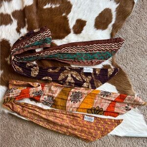 Kantha Bae Headwrap bundle of 2- OOAK